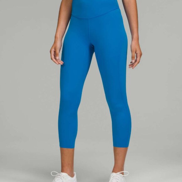 Lululemon Base Pace High Rise 23'' inseam Poolside blue Size 6 running - Picture 1 of 7